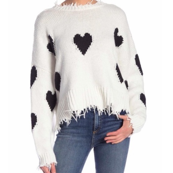 Wildfox Palmetto Heart Crop Sweater - Picture 2 of 14